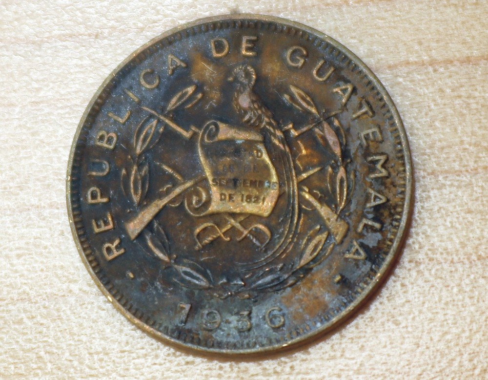 1936 Guatemala 1 Centavo