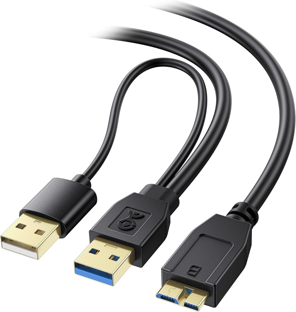 Cable Matters Micro USB 3.0 to USB Y Splitter Cable 20-Inch