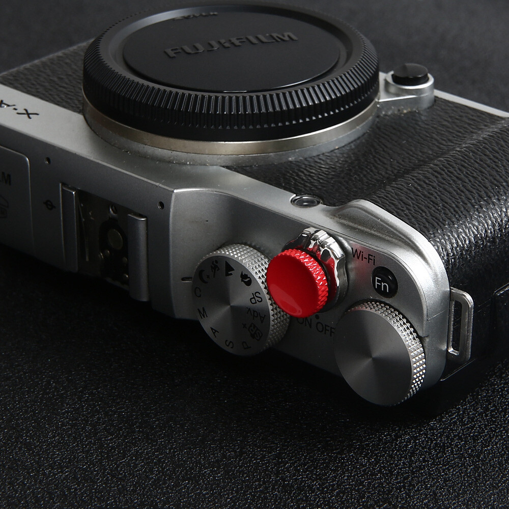 3M Paste Metal Concave Shutter Release Button For Panasonic GX85 GX80