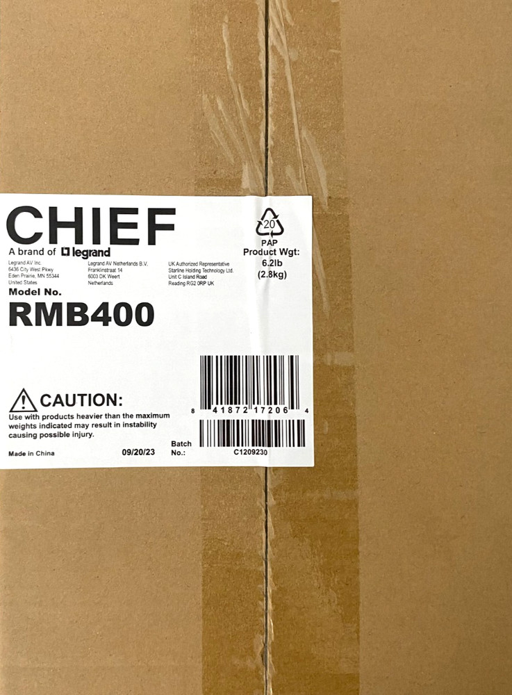 Chief FIT Menu Board Interface Wall Mount - RMB400