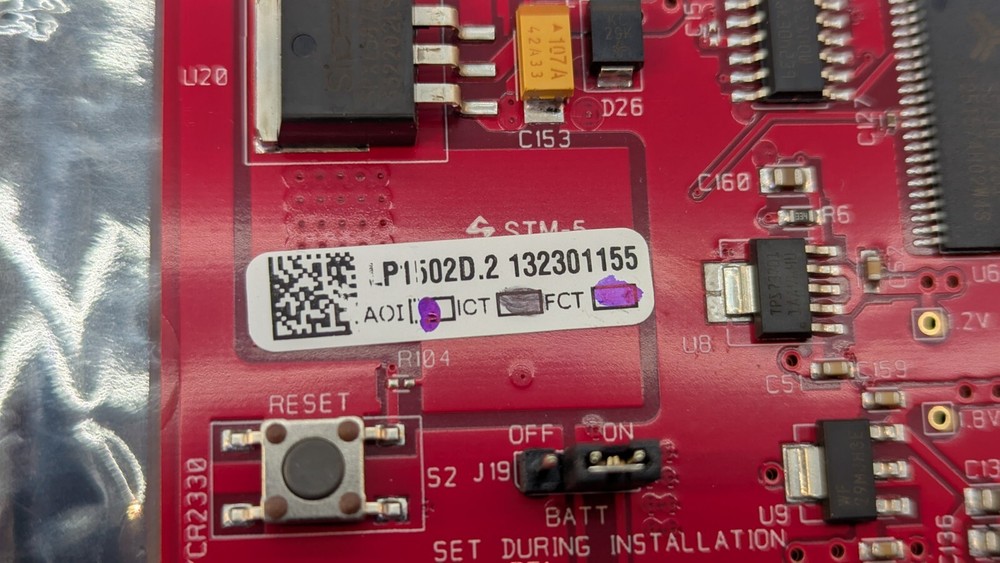 Mercury Security LP1502D Intelligent Controller Board - Untested, Sold for Parts