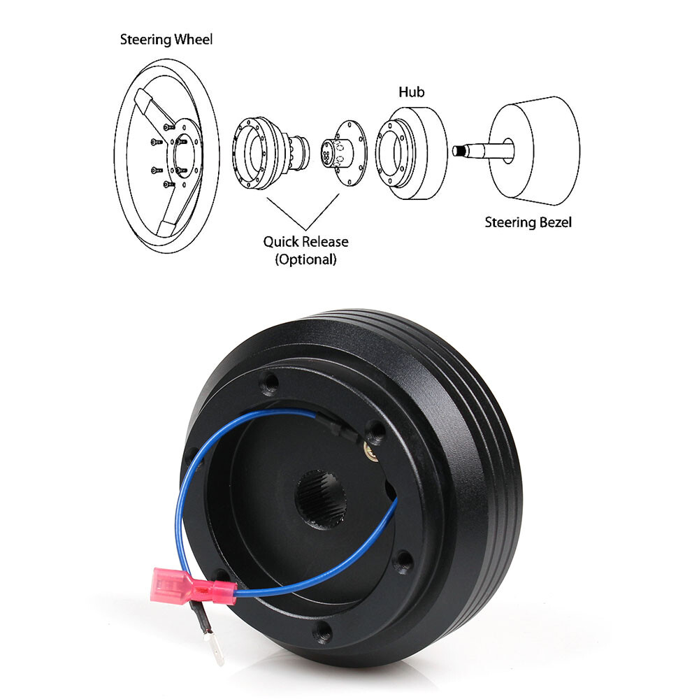 Short Hub Adapter Steering Wheel For Mitsubishi Eclipse Lancer Galant Impreza