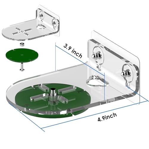 Compatible for 2025 New Echo Studio,Echo 4th Gen Shelf Wall Moun transparency