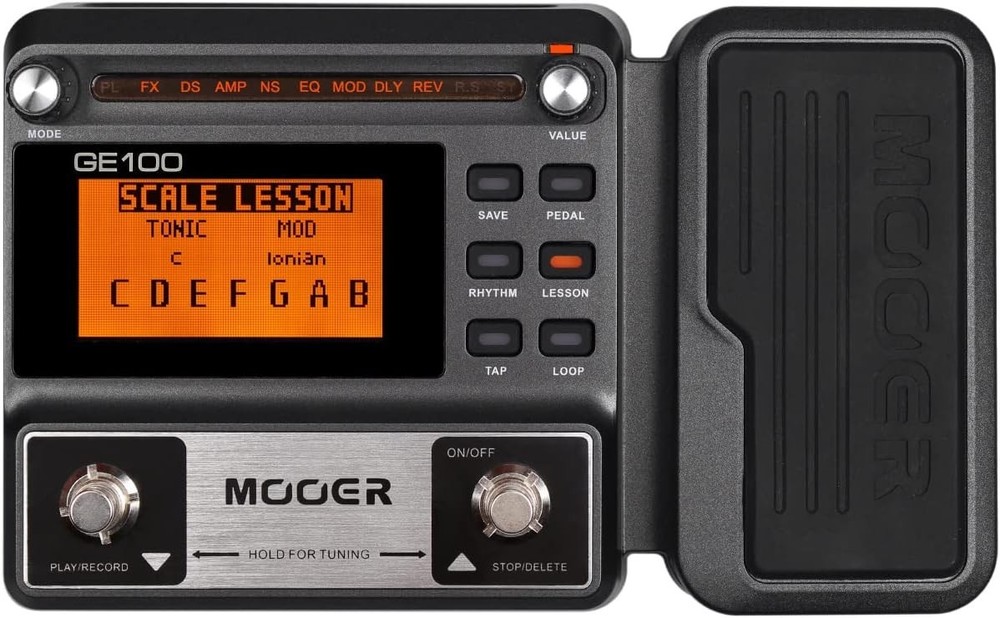 Multi-Effects Guitar Pedal 80 Presets 66 Effects Looper Drum Rhythms Wah