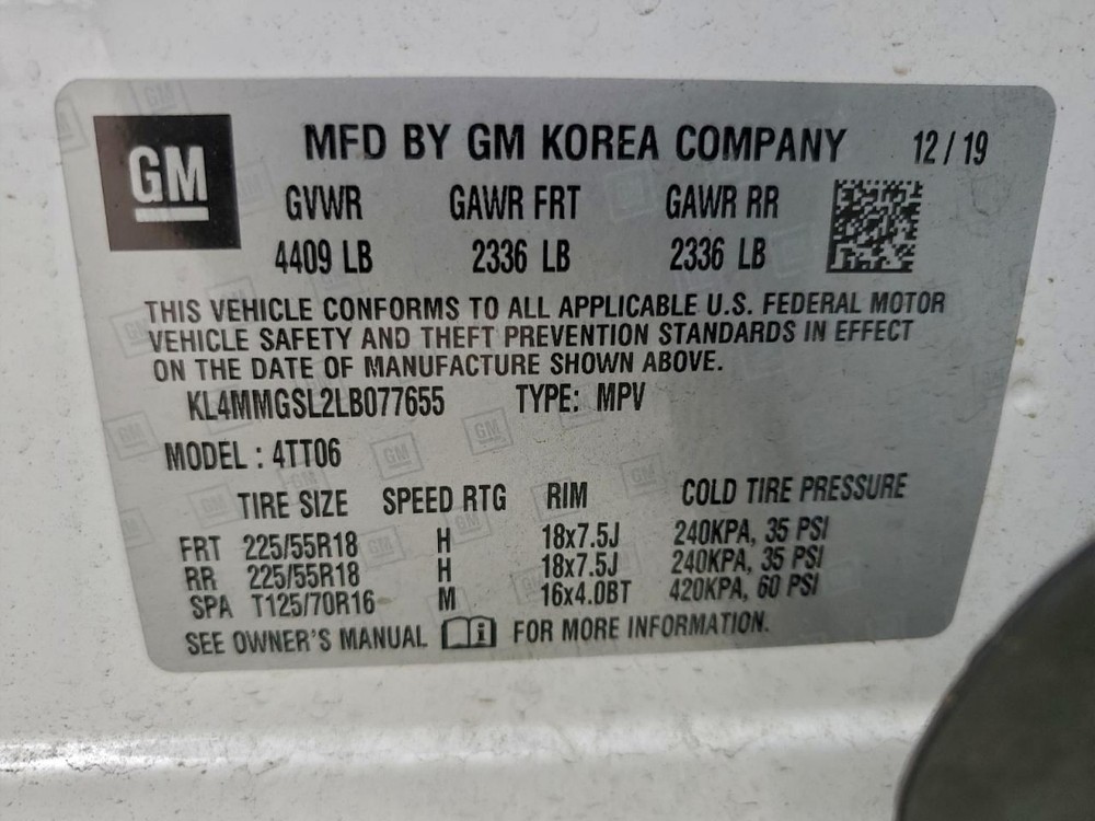 Transfer Case AWD Fits 13-22 ENCORE 4945676