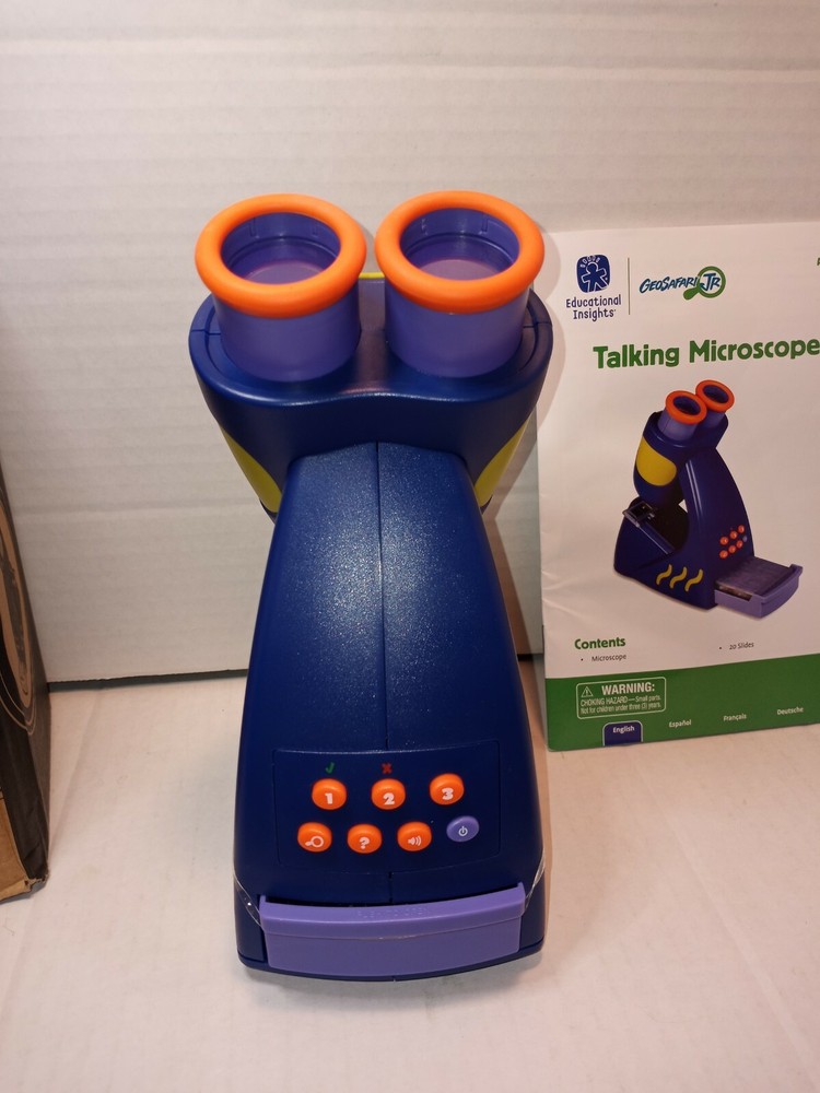 GeoSafari Jr. Talking Microscope, Featuring Bindi Irwin, Microscope for Kids, S