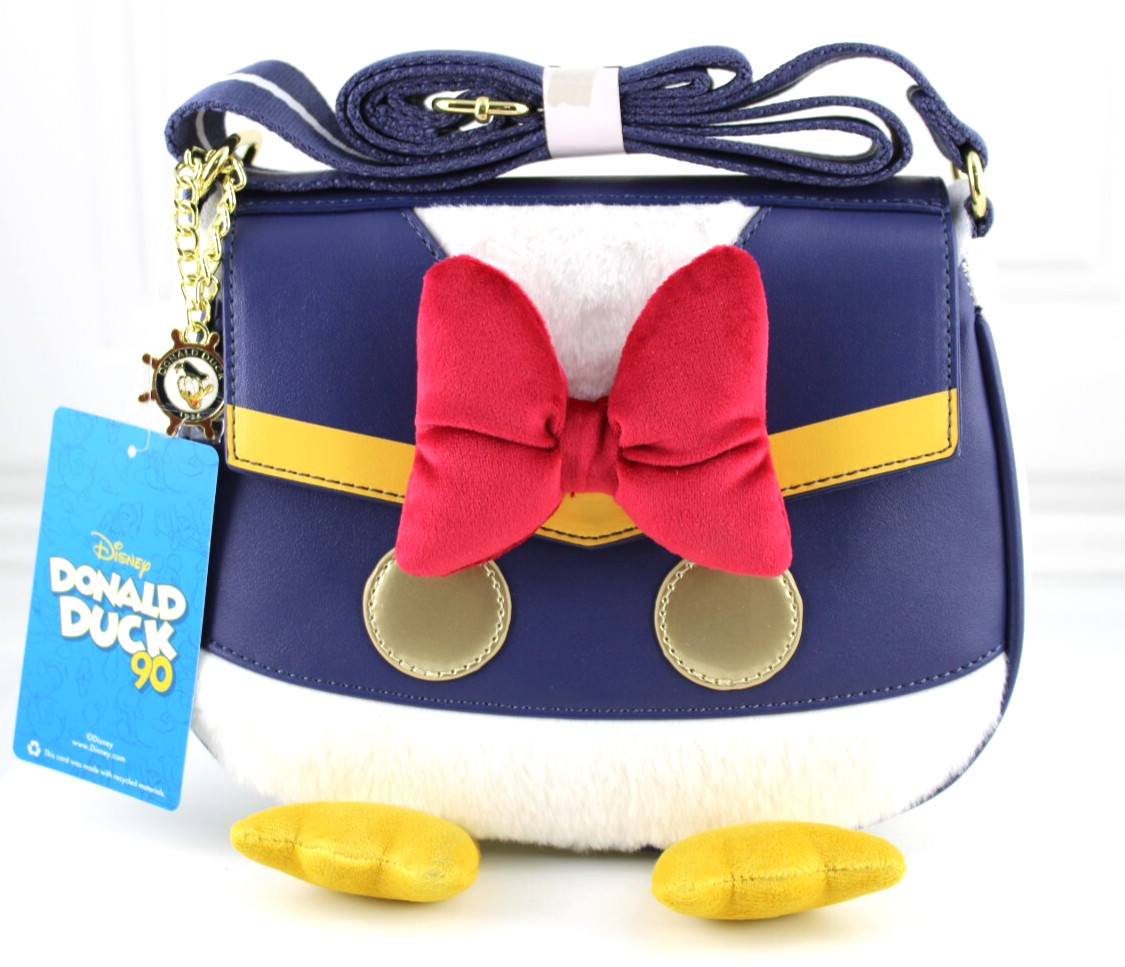 Disney Donald Duck Figural Crossbody Bag Her Universe Faux Leather New 2024