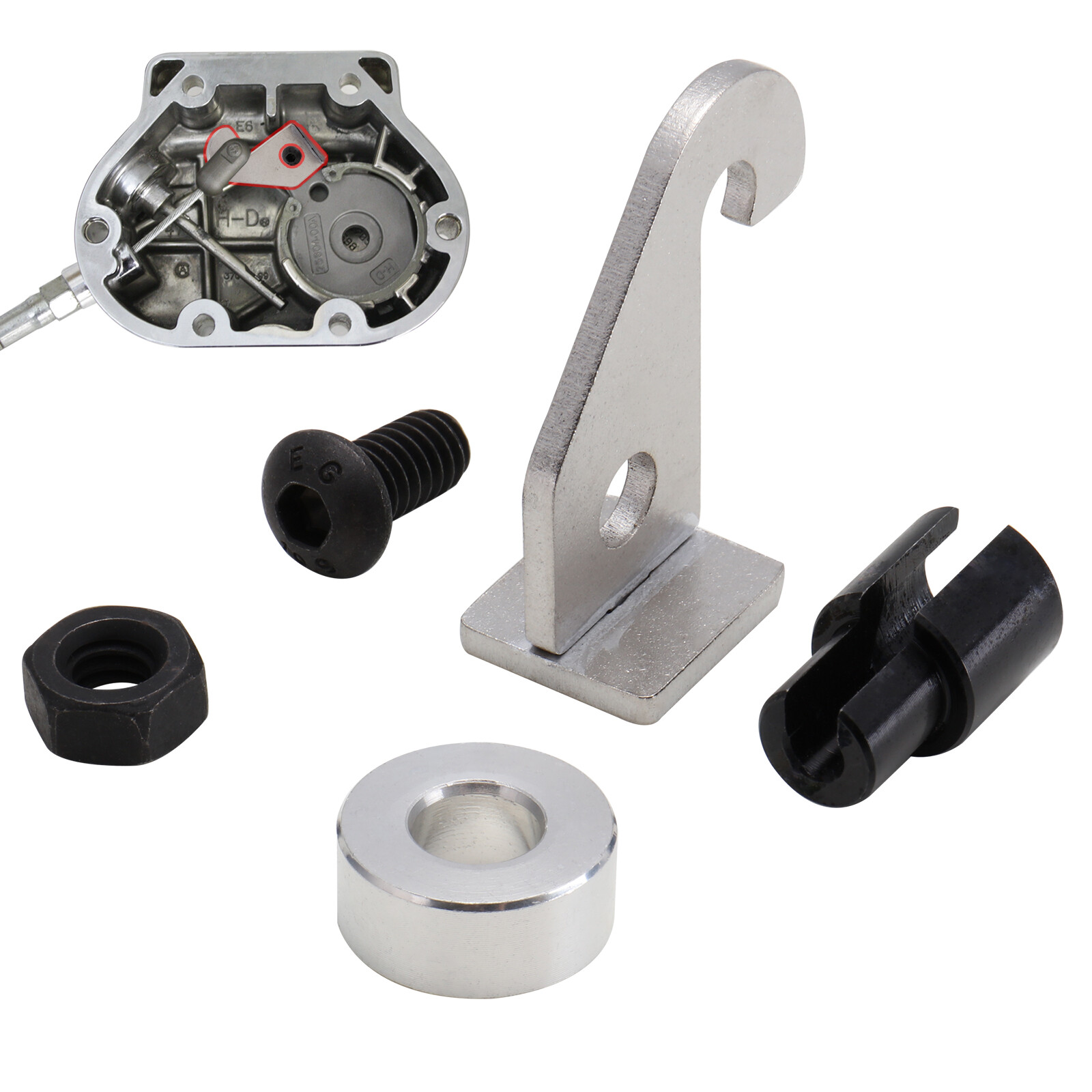 Twin Cam Easy Pull Clutch Kit for 2000-2017 Harley Touring Softail Dyna