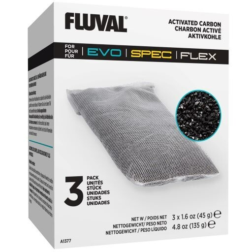FLUVAL EVO - SPEC - FLEX REPLACEMENT CARBON - 3 PACK - A1377