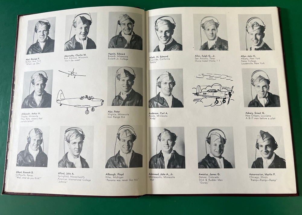 GOODFELLOW ARMY AIR FIELD CLASS BOOK 43-H