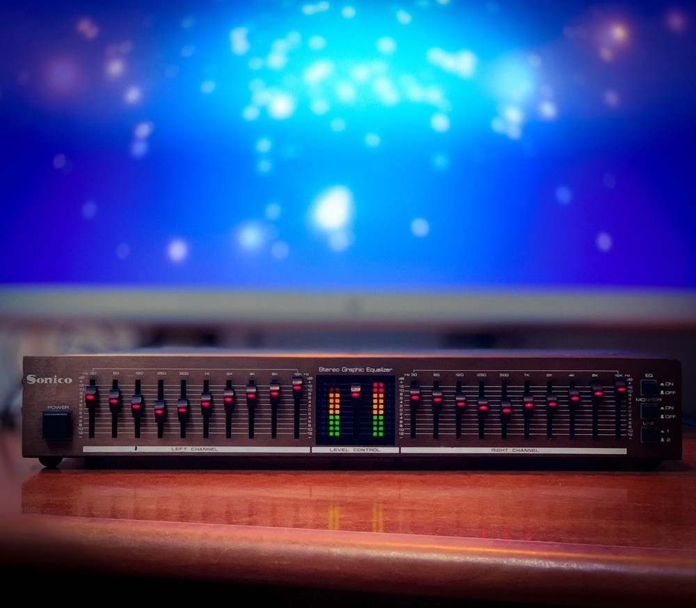 SONICO EQ35 🌈RaRe🌈 Vintage Stereo  Equalizer