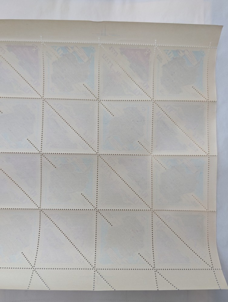 Soviet Union Arctic Research 1966 Complete Sheet MNH