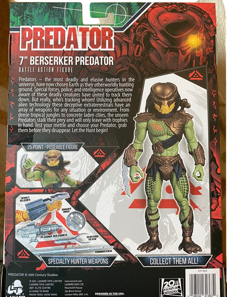 Predator- Hunter Series. 7 Inch Fully Posable Figure