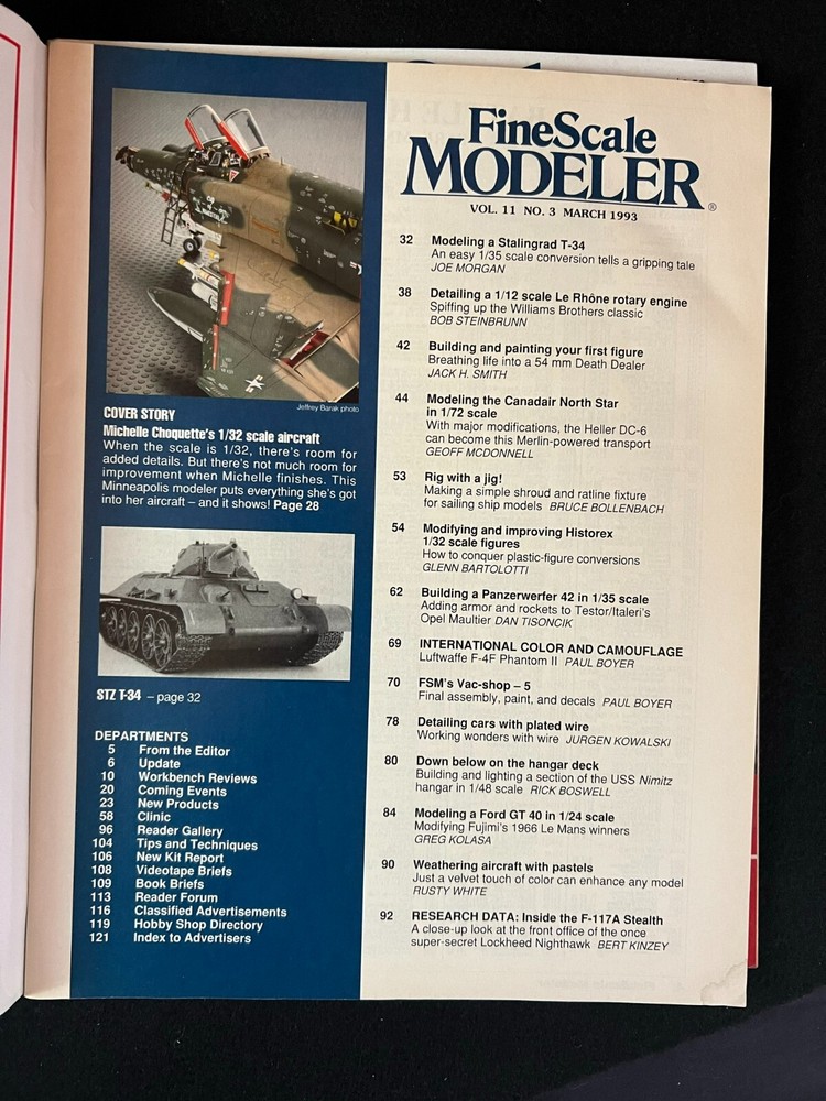 Fine Scale Modeler Magazine March 1993