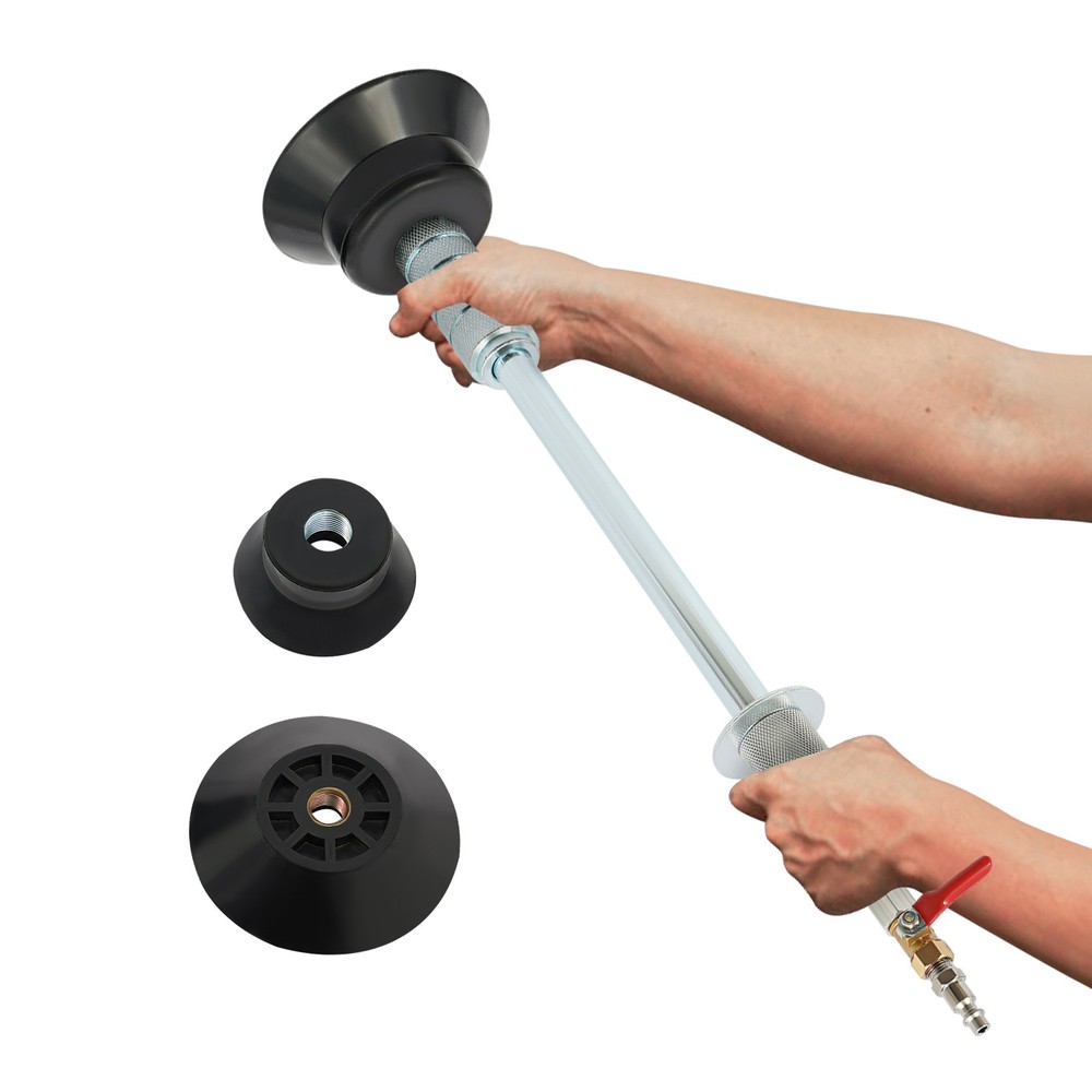 Pneumatic Hammer Air Pneumatic Dent Puller Dent Pulling Tool w/ 3 Suction Cups