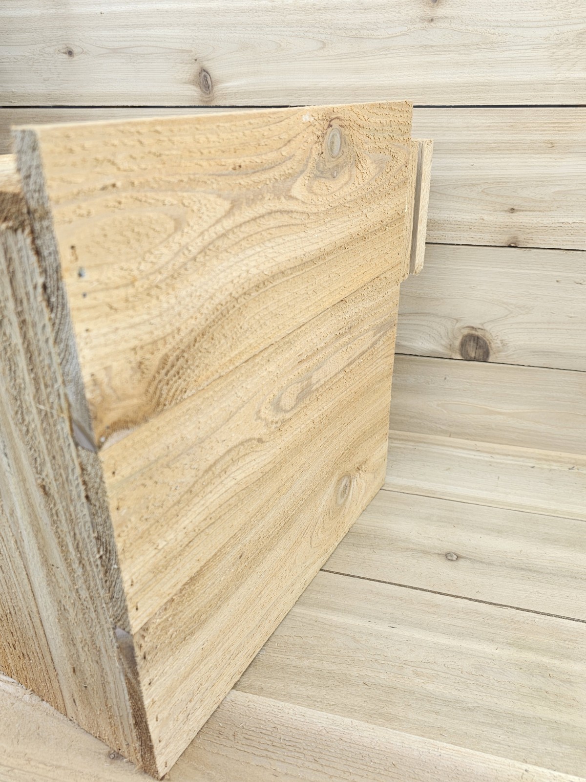 Squirrel House Nesting Box Bird Nature Animals Safety Wooden Cedar Handmade USA