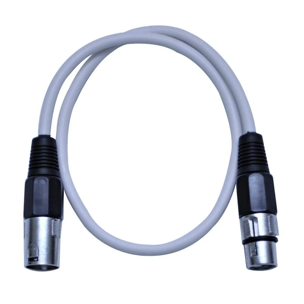 SAXLX2 White 2 Foot XLR Patch Cable