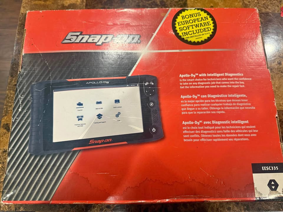 Snap-On Apollo D9 Diagnostic Scan Tool EESC335 Scanner Only