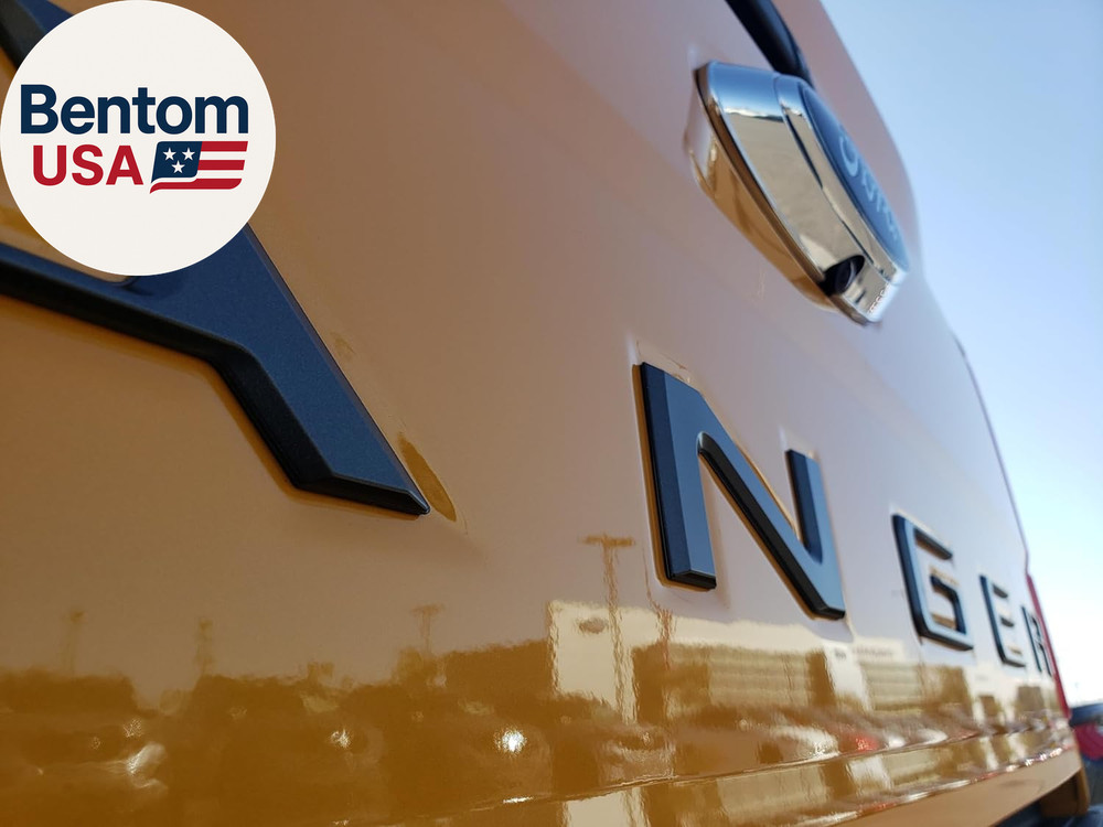 Premium Tailgate Letter Insert Kit for 2019-2023 Ford Ranger (Graphite)