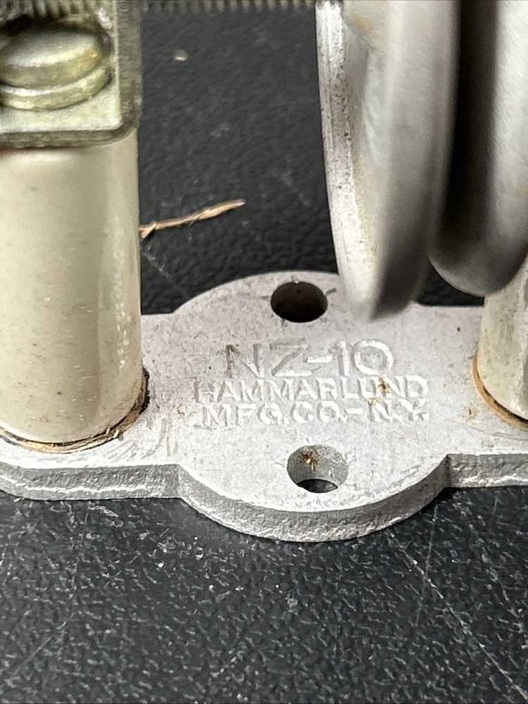 NiB Hammarlund NZ-10 Neutralizing Transmitter Capacitor