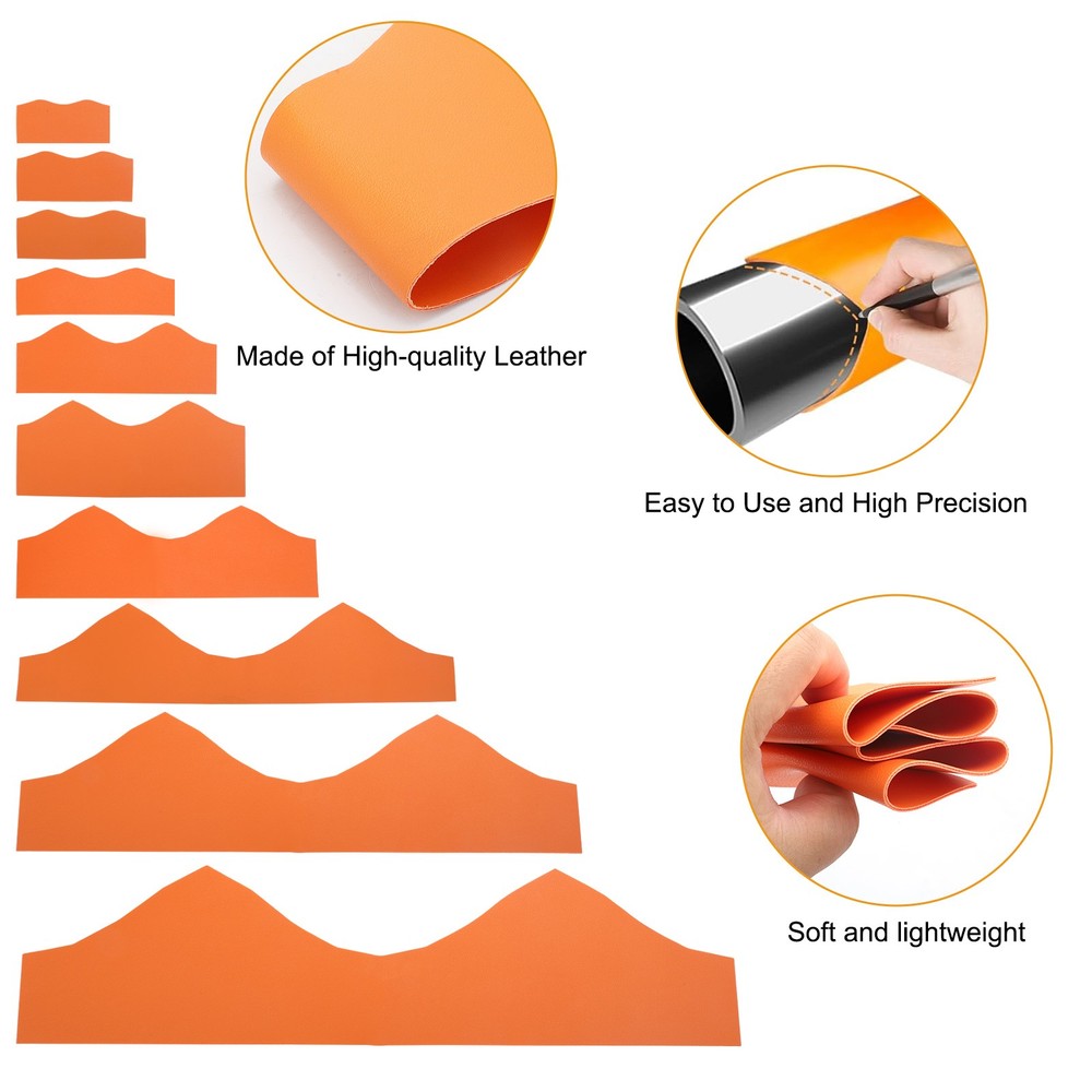 10x Pipe Saddle Template Cutting Guide for Pipe Layout Welding Tool DN20-200mm