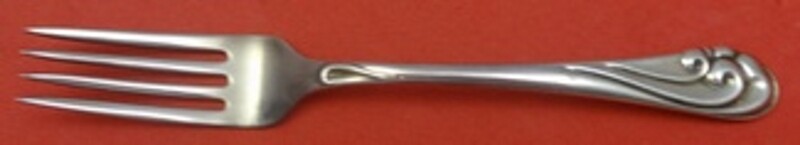 Dancing Surf by Kirk Sterling Silver Regular Fork 7 1/4" Vintage Flatware