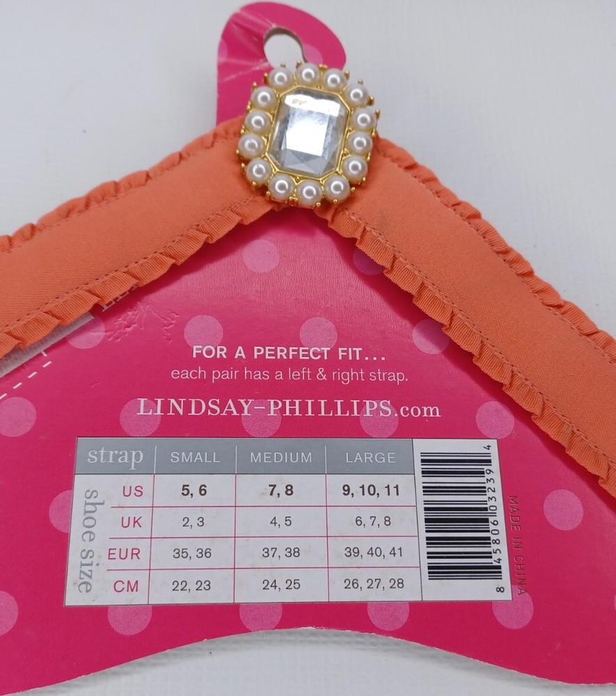 Lindsay Phillips Switchflops Straps Medium Murphy Coral Pearls