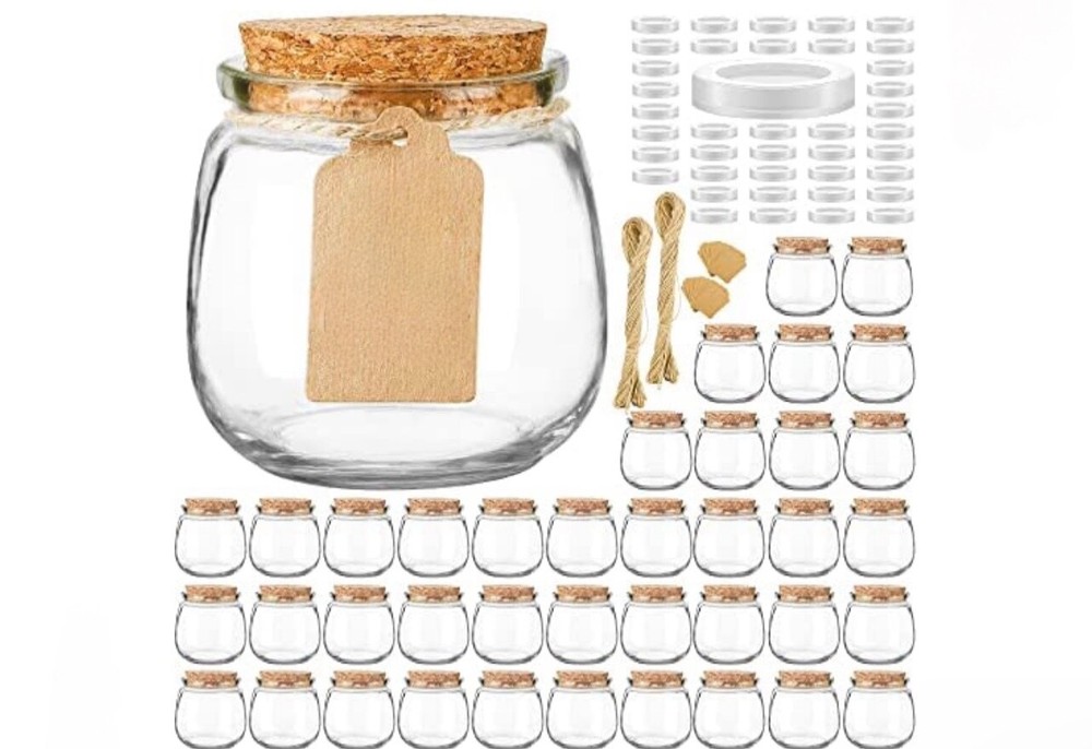 glass candle containers