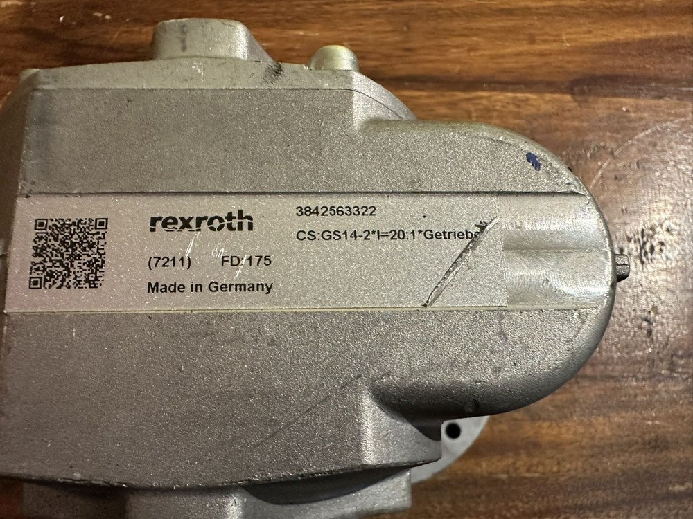 Rexroth 384 256 3322 gearbox i=20