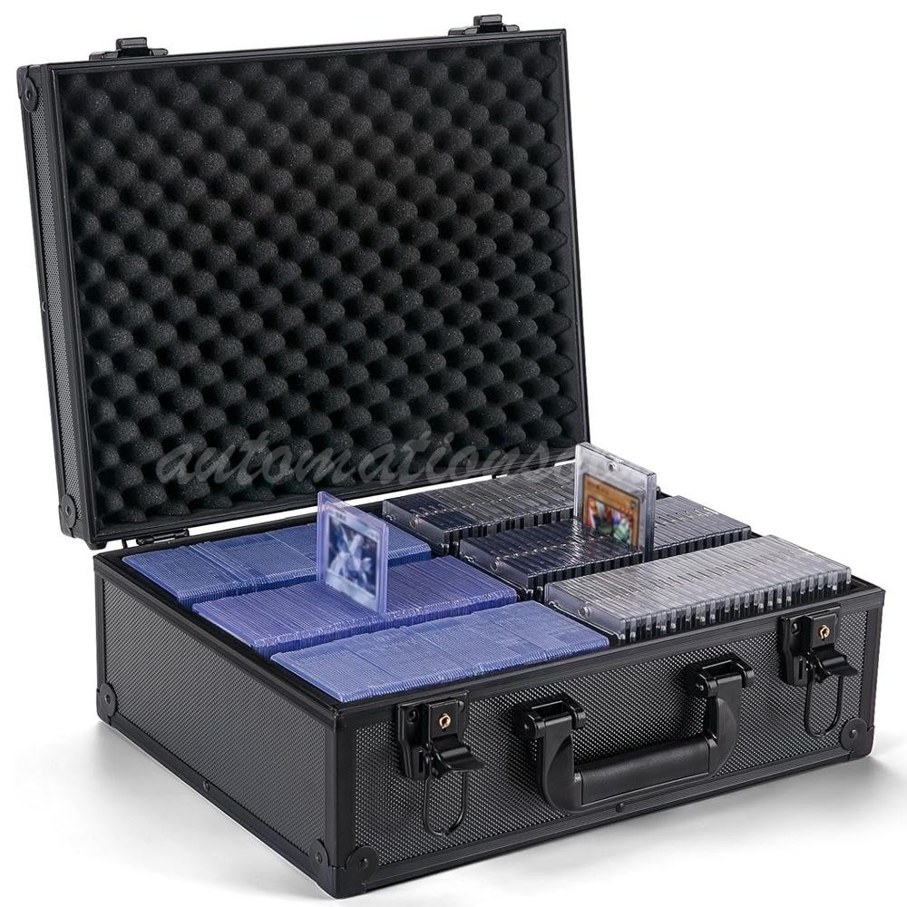 Graded Card Case Storage Box for 600+ 35PT 3"x4" Toploaders Trading Sports Cards