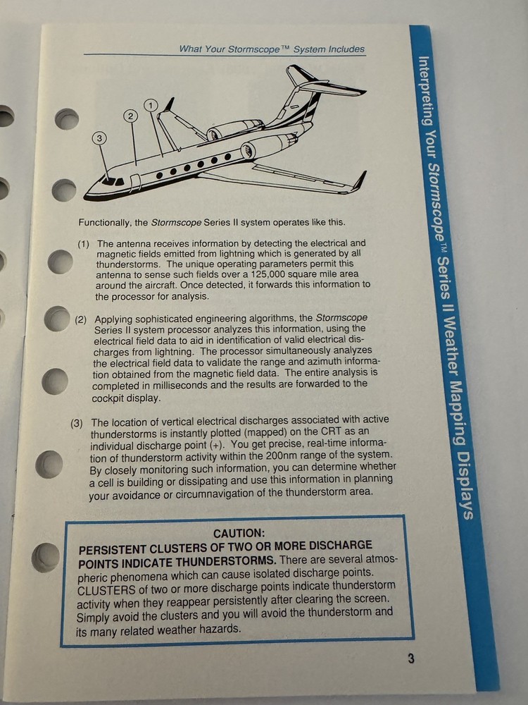 BF Goodrich Stormscope Series II Pilot's Handbook