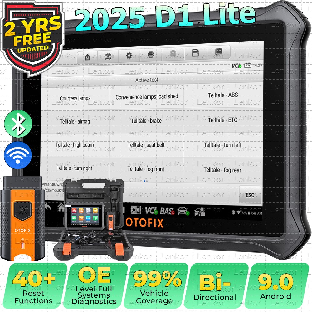 2025 OTOFIX D1 Lite Car Bidirectional Scanner Full System Diagnostic Coding Tool