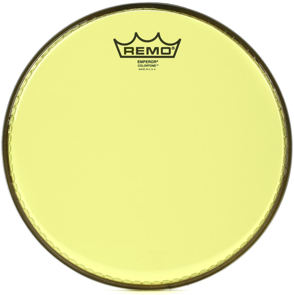 Remo Emperor Colortone Yellow Drumhead - 10 inch (2-pack) Bundle
