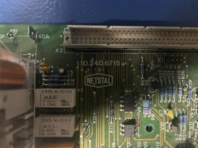 Netstal 110.240.6715a Circuit Board for Netstal Machine (#209)