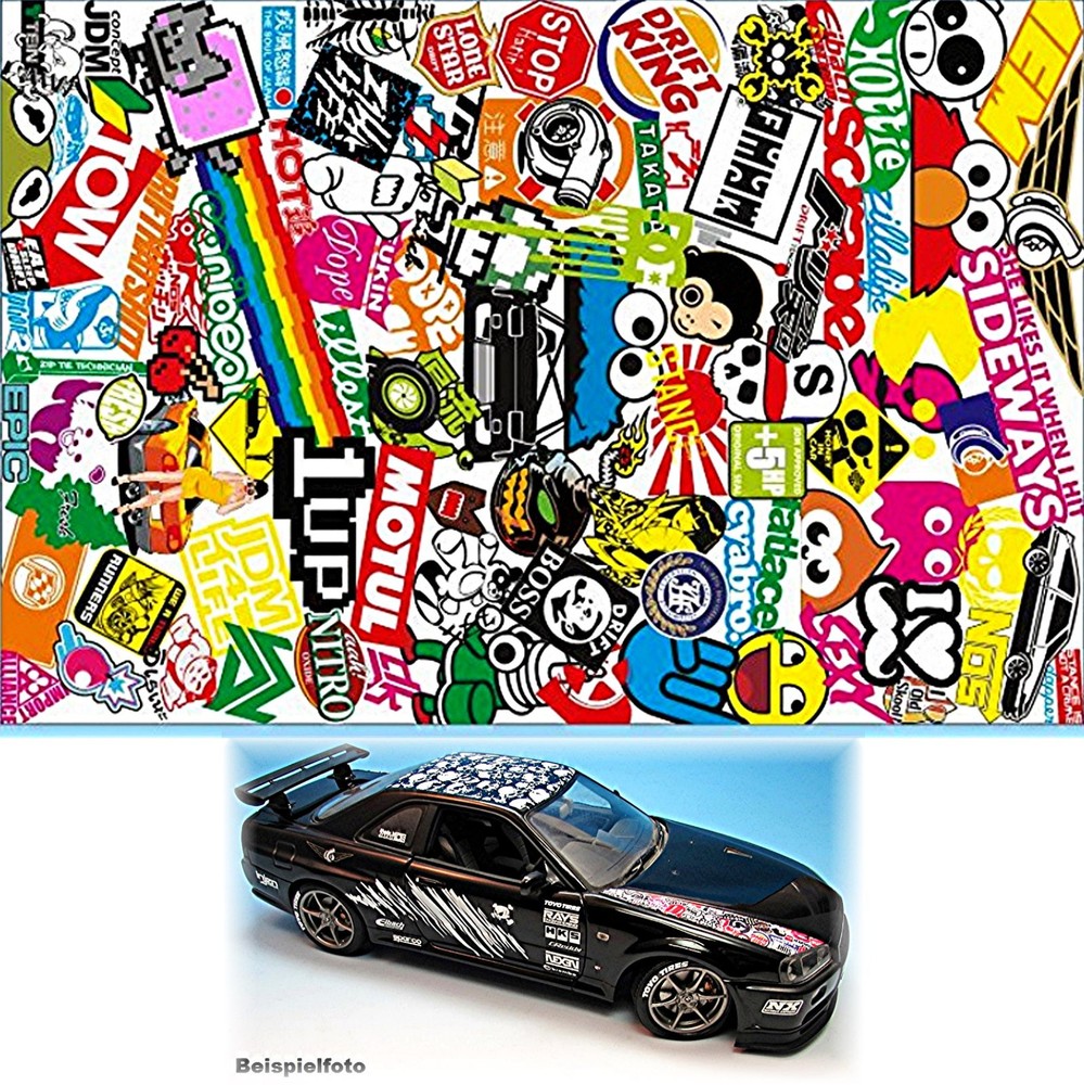 Stickerbomb / Surface Pattern No.9 Decal 1:24 Decal Decals