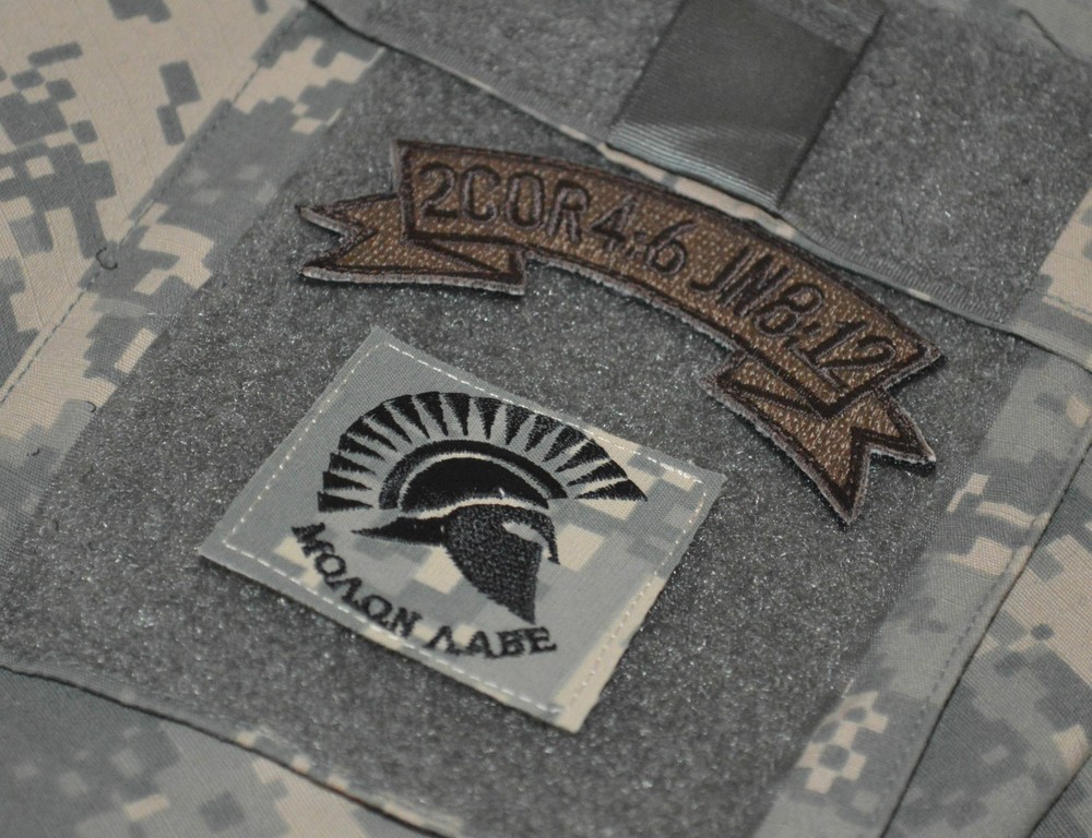 USMC FORCE RECON RAIDERS vêlkrö 2-TAB: BIBLE CODE + MOLON LABE (come take it)