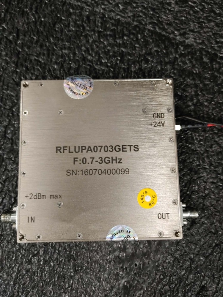 RF Lambda RFLUPA0703GETS 7W ACPR Wideband 41dB Linear Power Amplifier 3GHz 50ohm