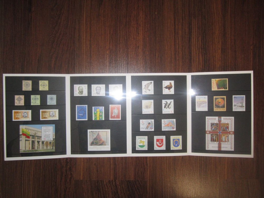 2000 LITHUANIA STAMPS OFFICIAL YEAR SET