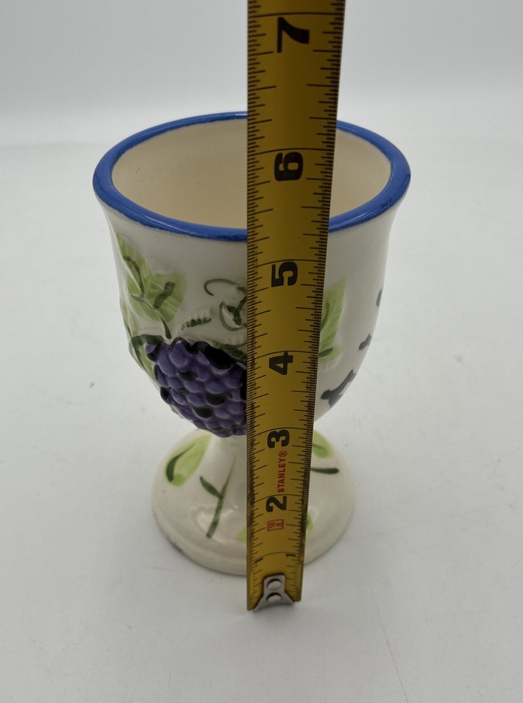 Original DAVID HEGER NY Studio Kiddush Wine Cup Artist Signed.