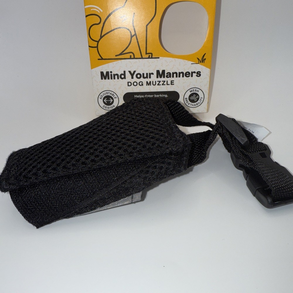 Every Yay SMALL Dog Adjustable Nylon Muzzle with Mesh Breathability