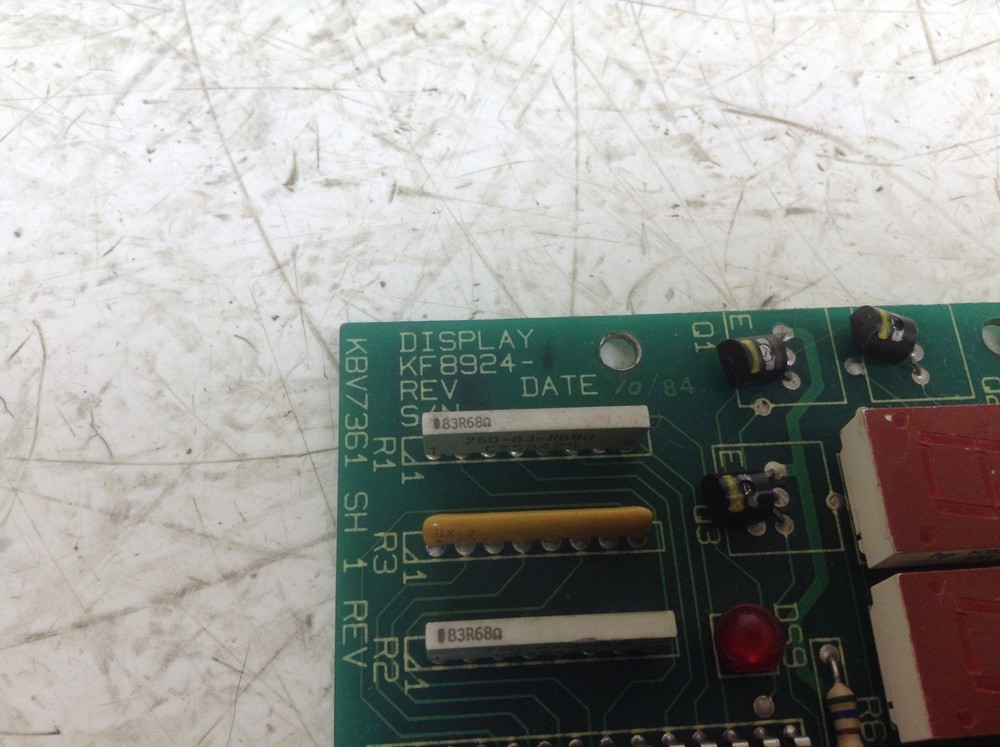 Foremost KBV7361 Display Module KF8924-1 FDP IV (TBI)