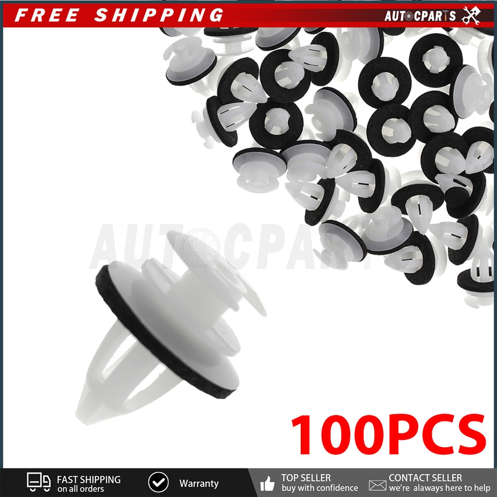 100pc Door Trim Panel Clips for BMW 3 5 7 Series E90 E91 E92 E93 E12 X5 M3 M5 Z8