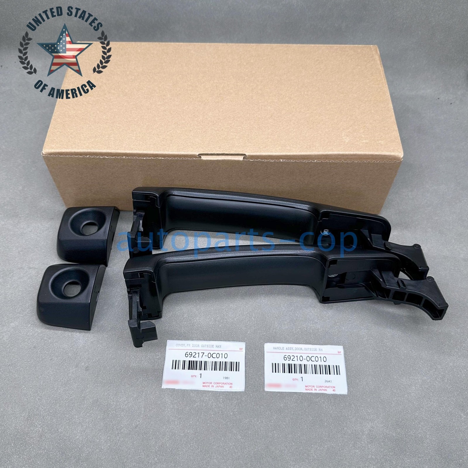 OEM BLACK OUT DOOR HANDLE SET OF 2 FOR TOYOTA 07-14 FJ CRUISER USA!