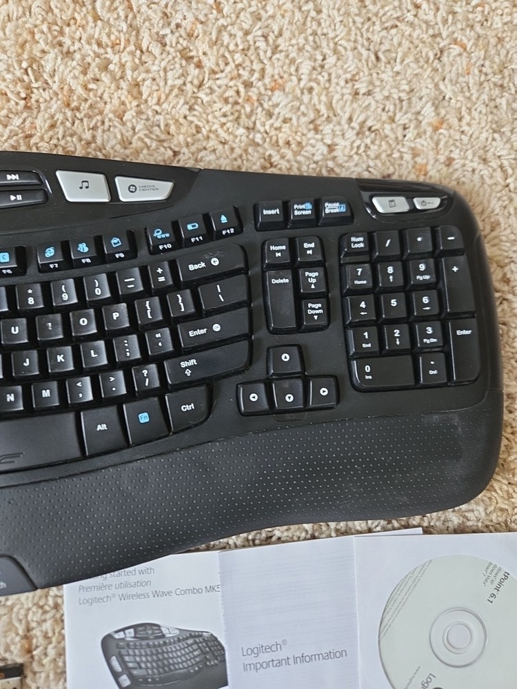 Logitech MK550 Comfort Wave Wireless Keyboard & Mouse Combo With Dongle Tested