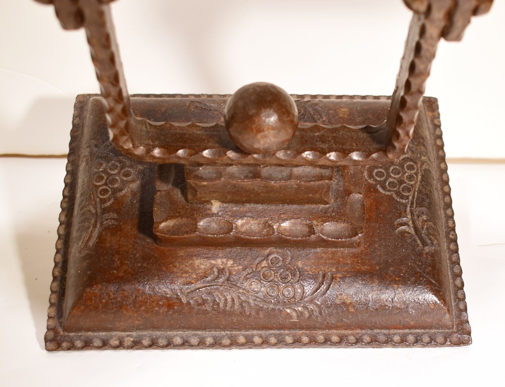 Large Secessionist Wrought Iron Candelabra