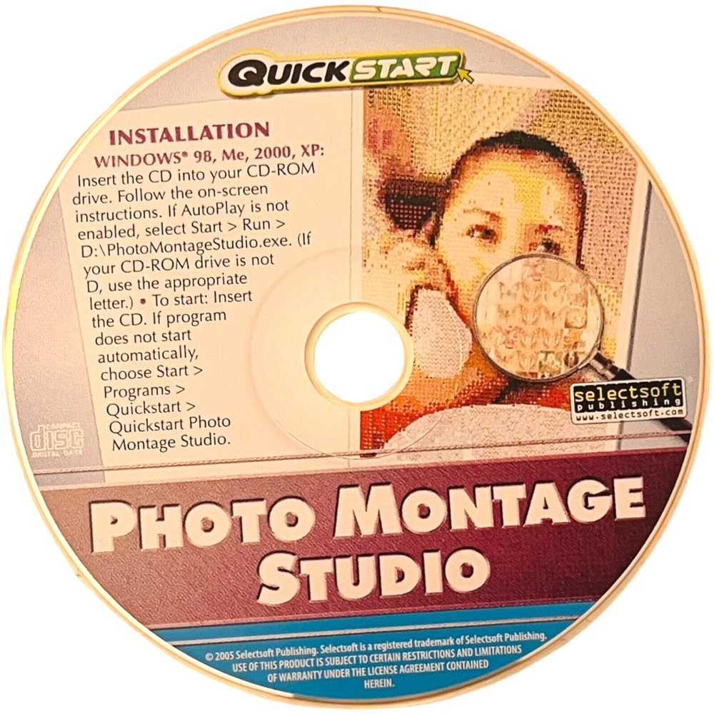 PHOTO MONTAGE STUDIO CD-ROM by Selectsoft Publishing