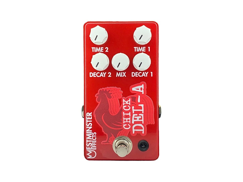 Westminster Effects Chick-Del-A Delay Pedal + 2-6" Patch Cables