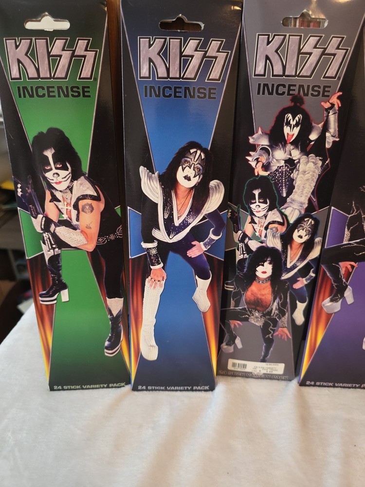 KISS OFFICIAL INCENSE SET OF 5 UNUSED 2002