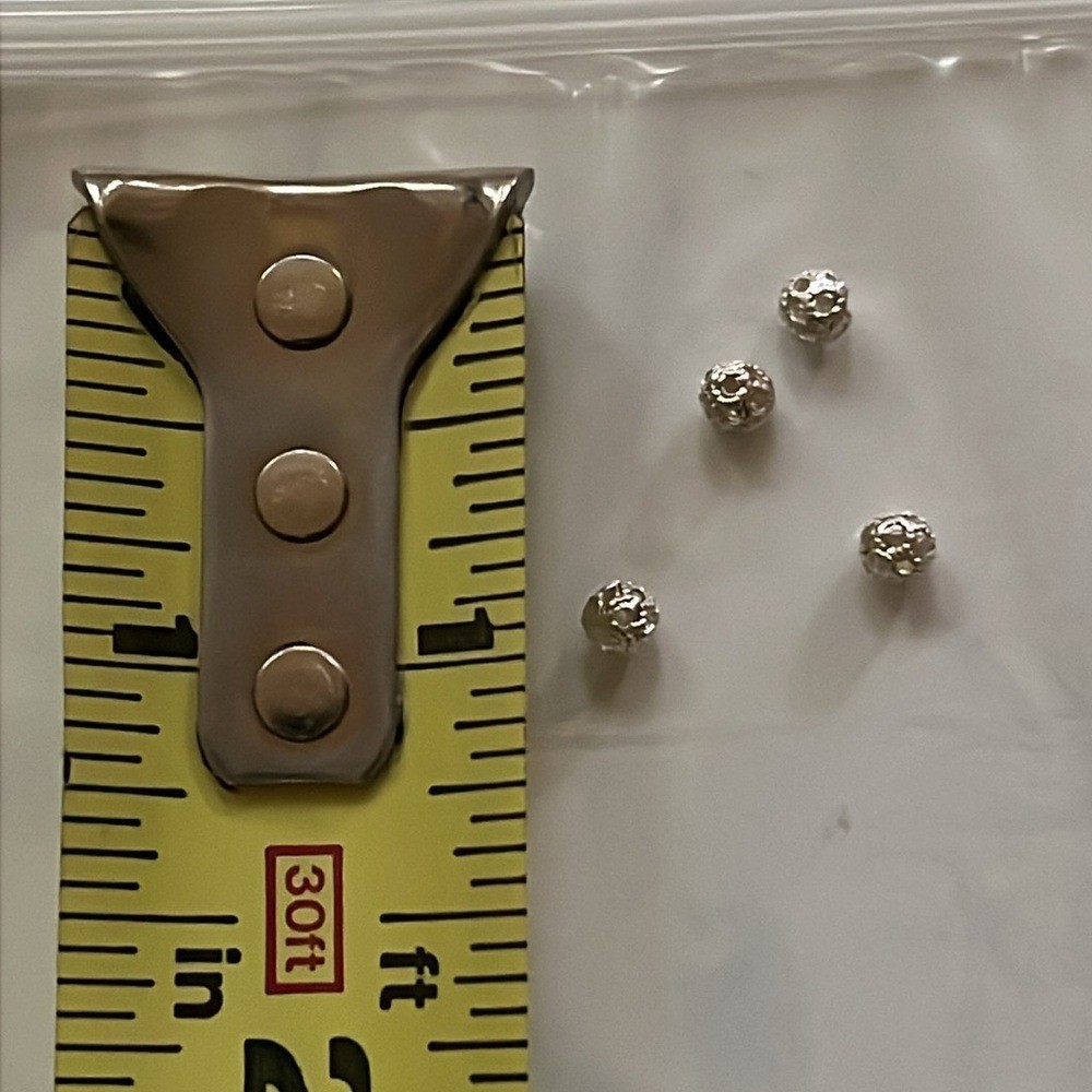 💜 Purple Storage Box with Assorted Beads