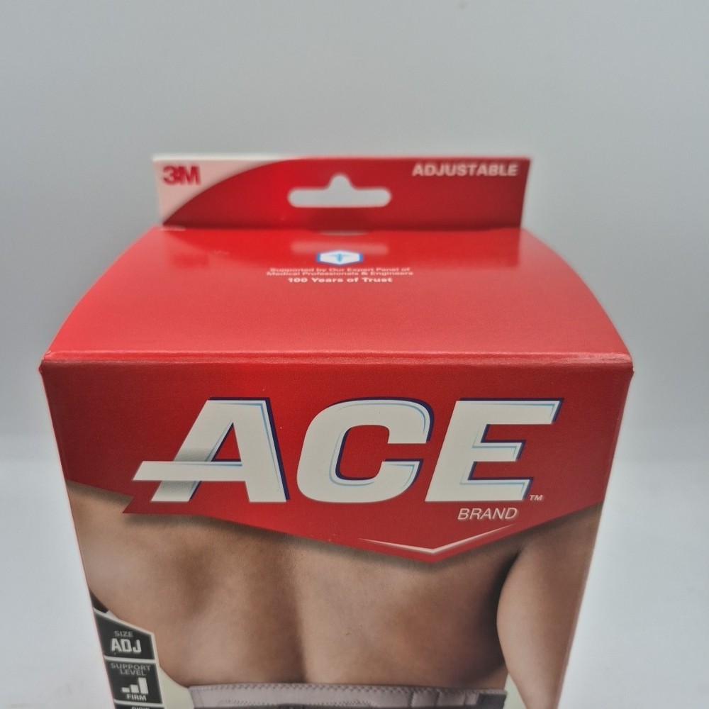 ACE Back Deluxe Stabilizer With Lumbar Support (Gray) One Size Adjustable